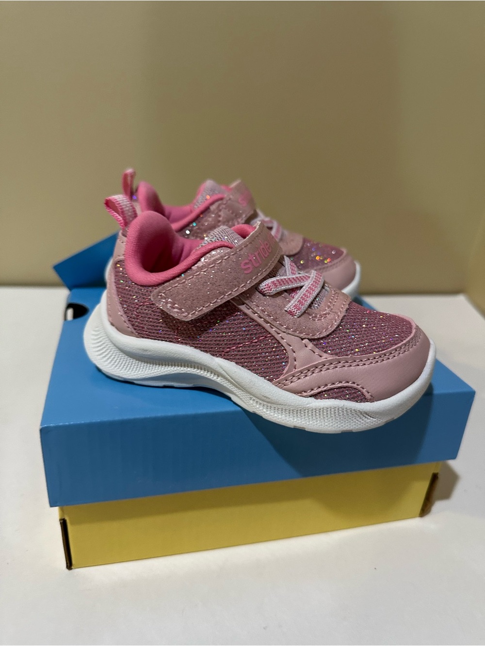 Stride Rite Kids Pink Sparkle Athletic Sneakers